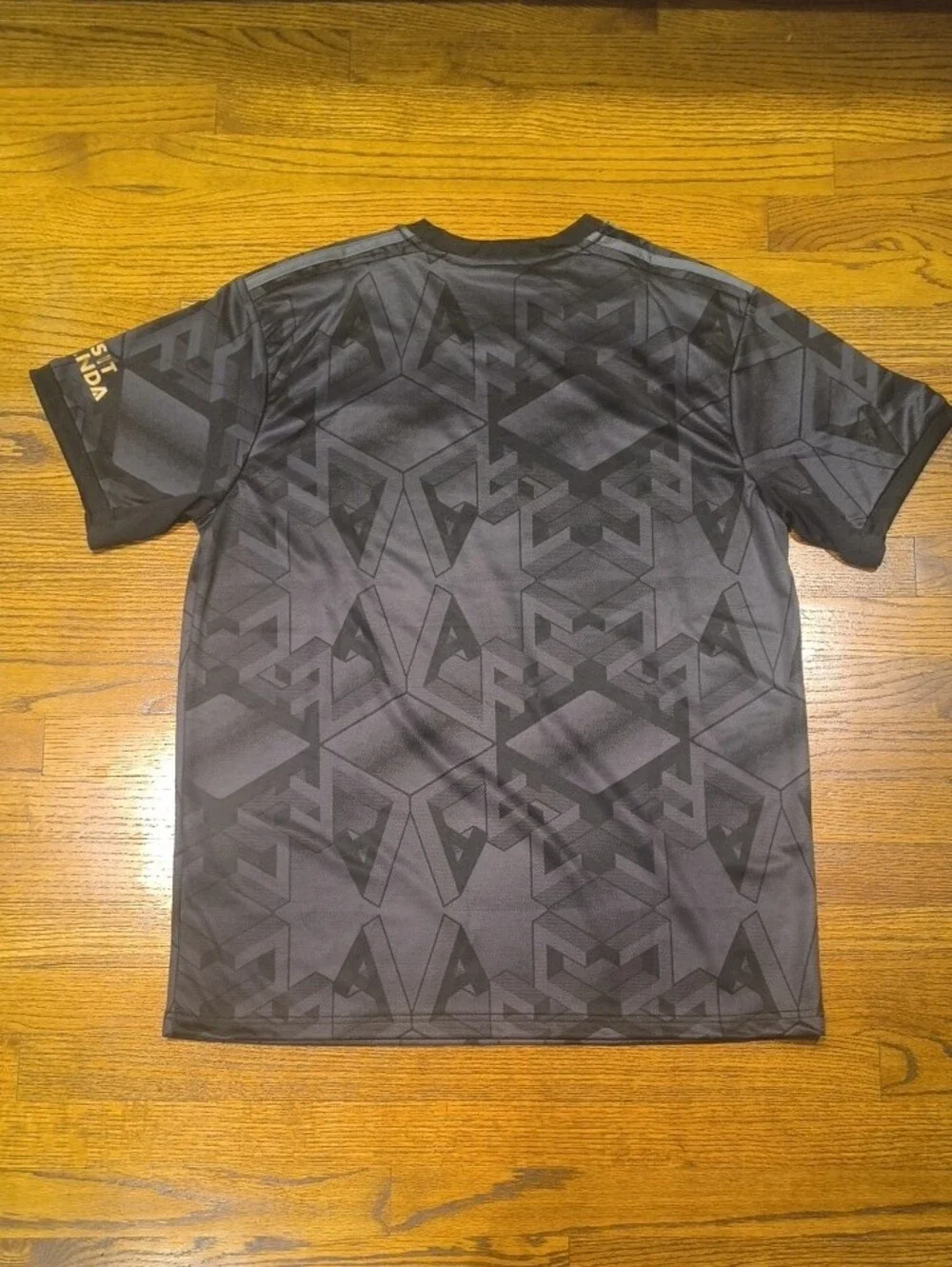 adidas Arsenal Black Jersey with Gold Accents